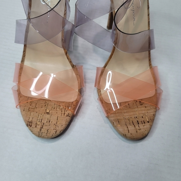 Jessica Simpson Jullry Multicolored Heels Size 8.5 M - Picture 4 of 12